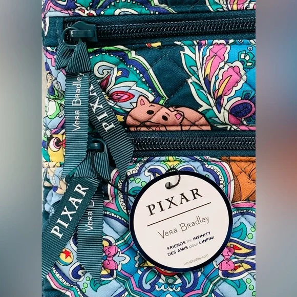 Vera Bradley Disney Pixar Toy Story Andy’s Room Triple Zip Hipster Crossbody bag - Picture 3 of 10